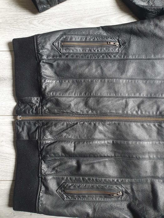 Geaca de piele naturala DIVIDED - Marimea XL