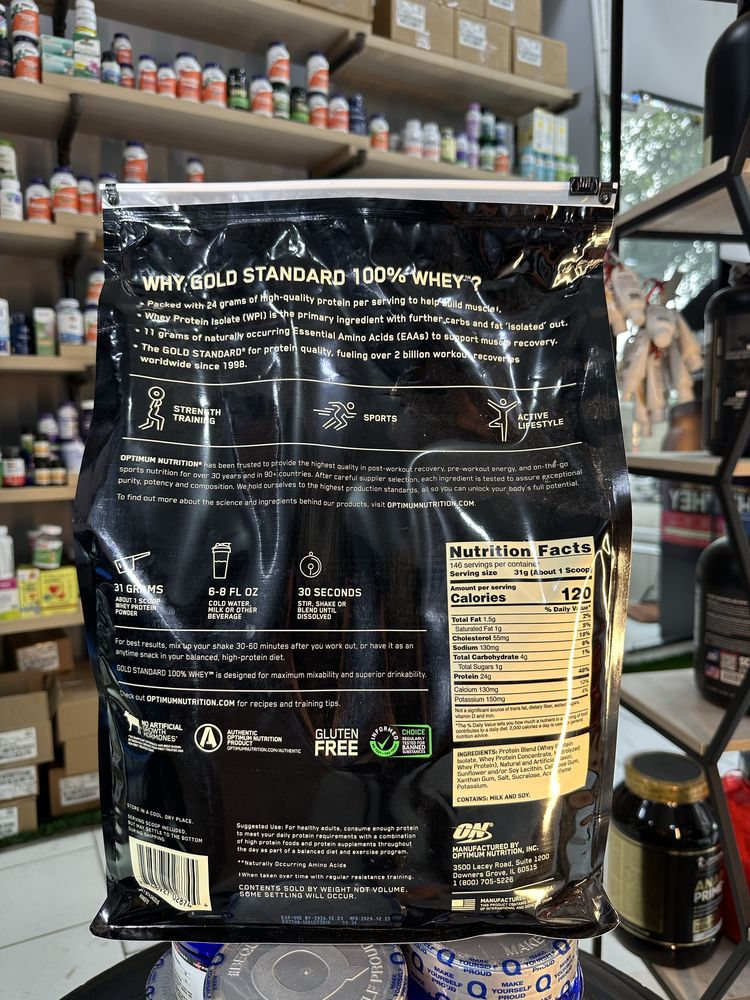 ON Gold Standard Whey Double Rich Chocolate 10 LB 4.54 kg