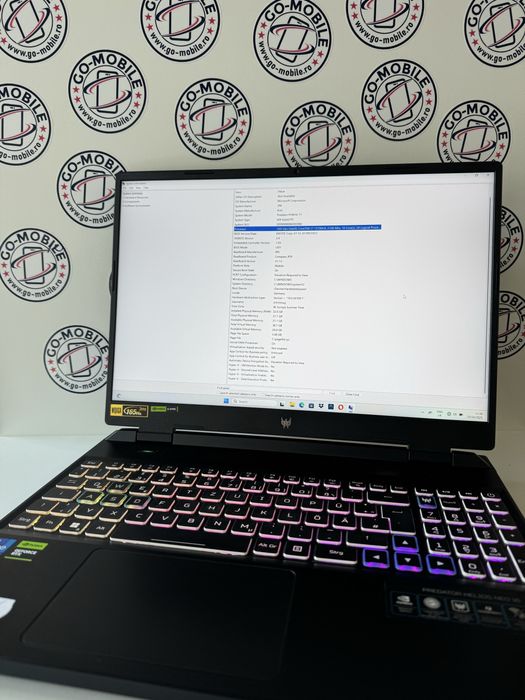 Laptop Acer Predator Helios 16 - 32GB DDR5 - RTX 4070 8GB - Garantie