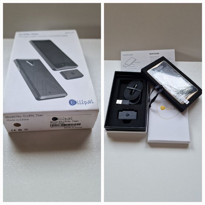 Portofel crypto Cold Wallet ELLIPAL TITAN (nu Ledger, Trezor )