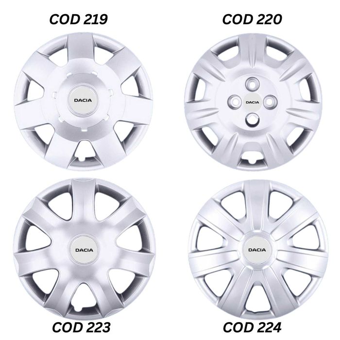 Capace roti R14 Dacia diverse modele, pentru jante de tabla