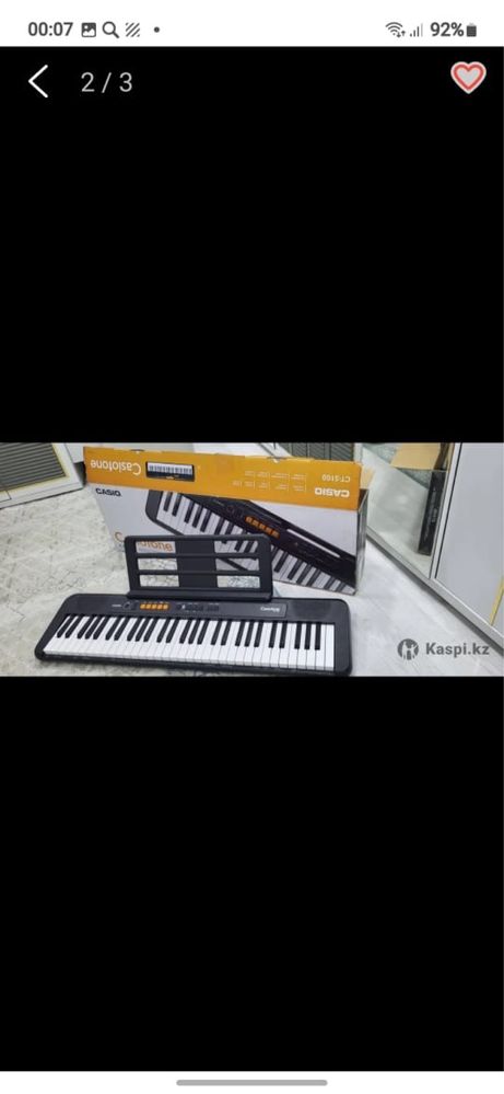 Синтезатор CASIO CT-S100C7 черный