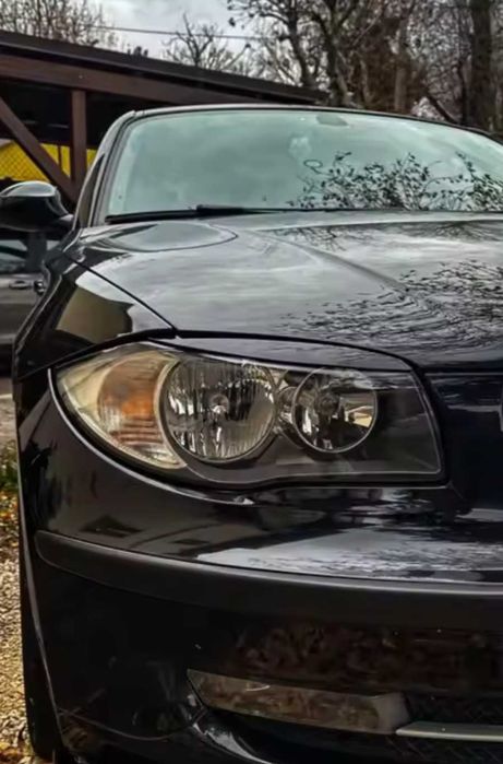 Вежди за фаровете за БМВ BMW E87 E81 E82 E88 пиано лак черни
