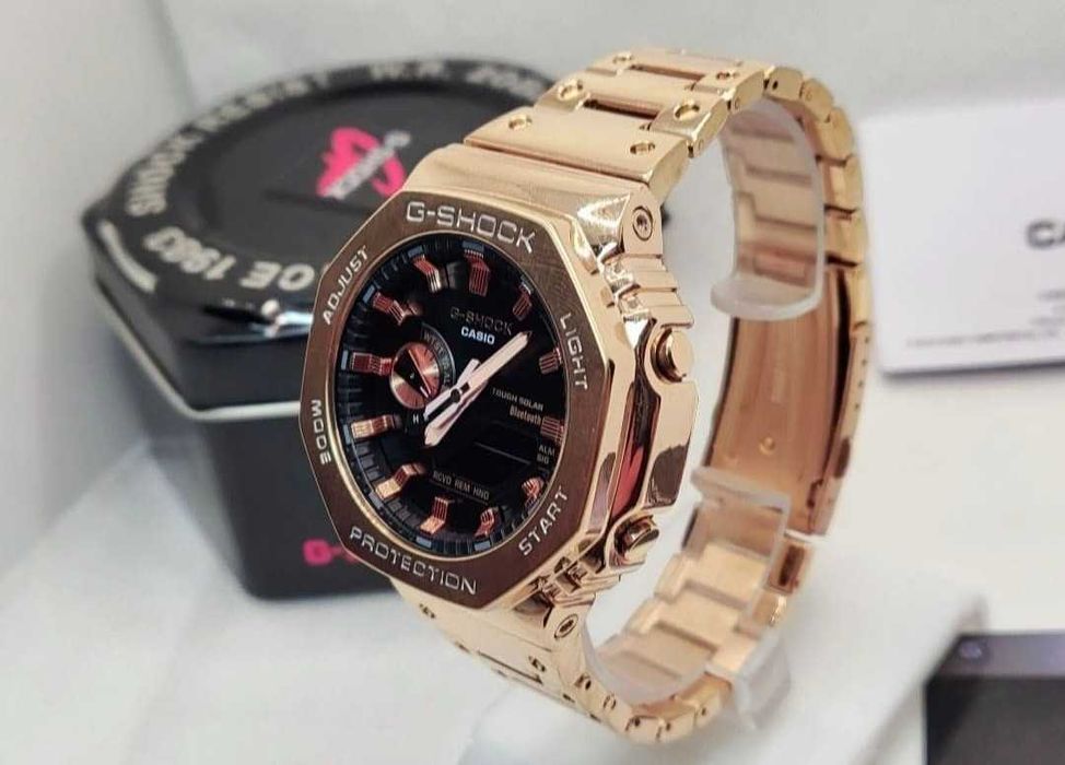 Ceas Sport Casio G-Shock GMB-2100 Full Roze – Nou, Garanție 2 Ani