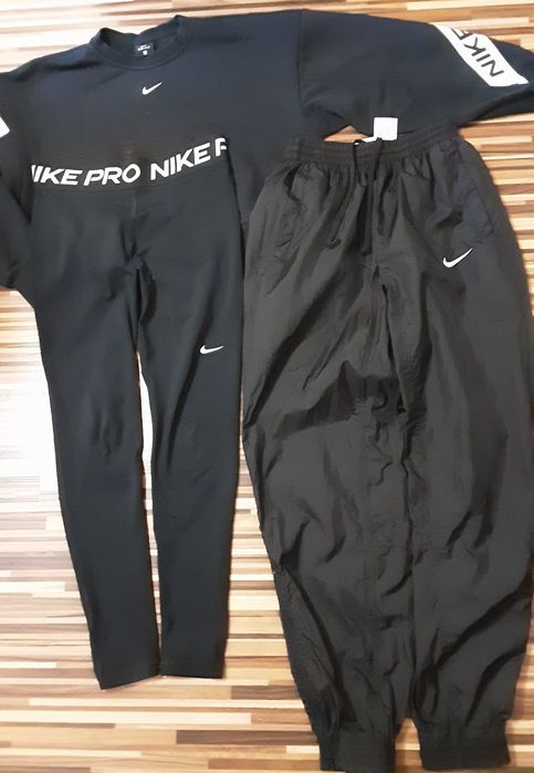 (S) NIKE PRO оригинални клин(35лв),долница(45лв) и блуза(50лв)