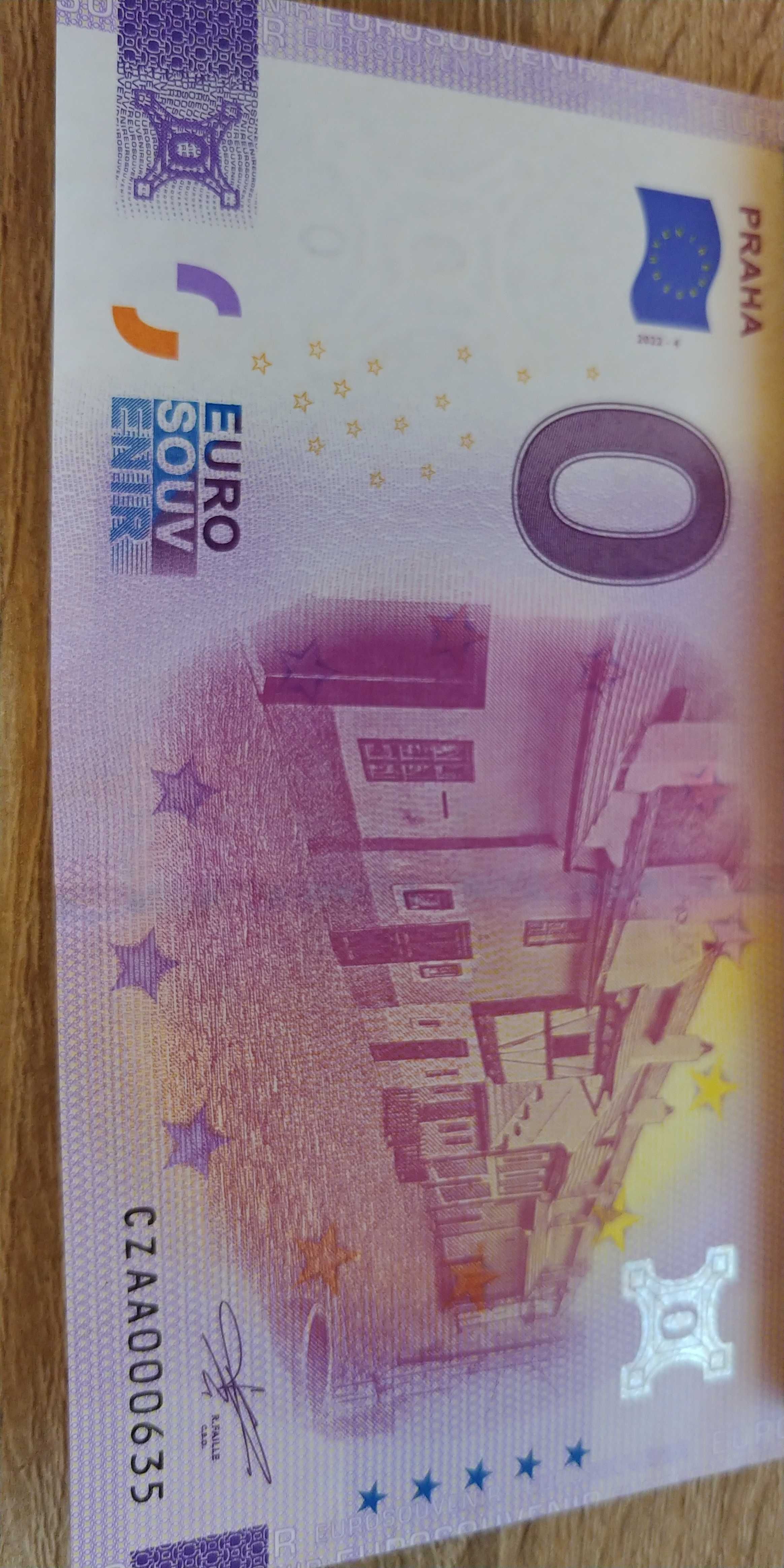 Bancnota 0 Euro Praga editie