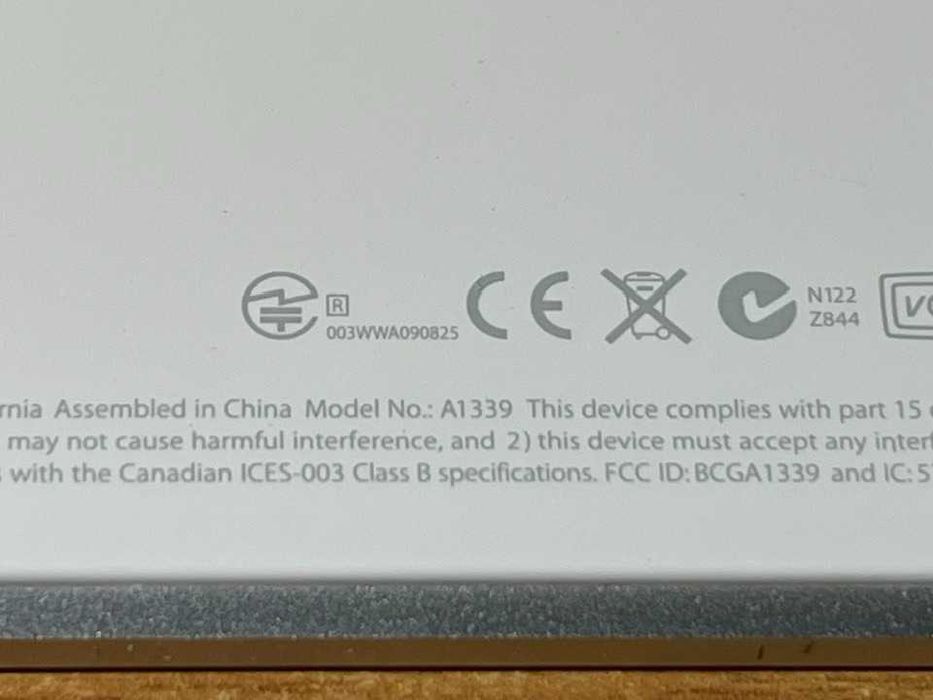 Trackpad model A1339