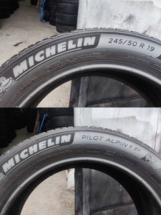 4бр. зимни гуми 245/50/19 Michelin Pilot Alpin 5,ZP SUV, runflat 
dot2