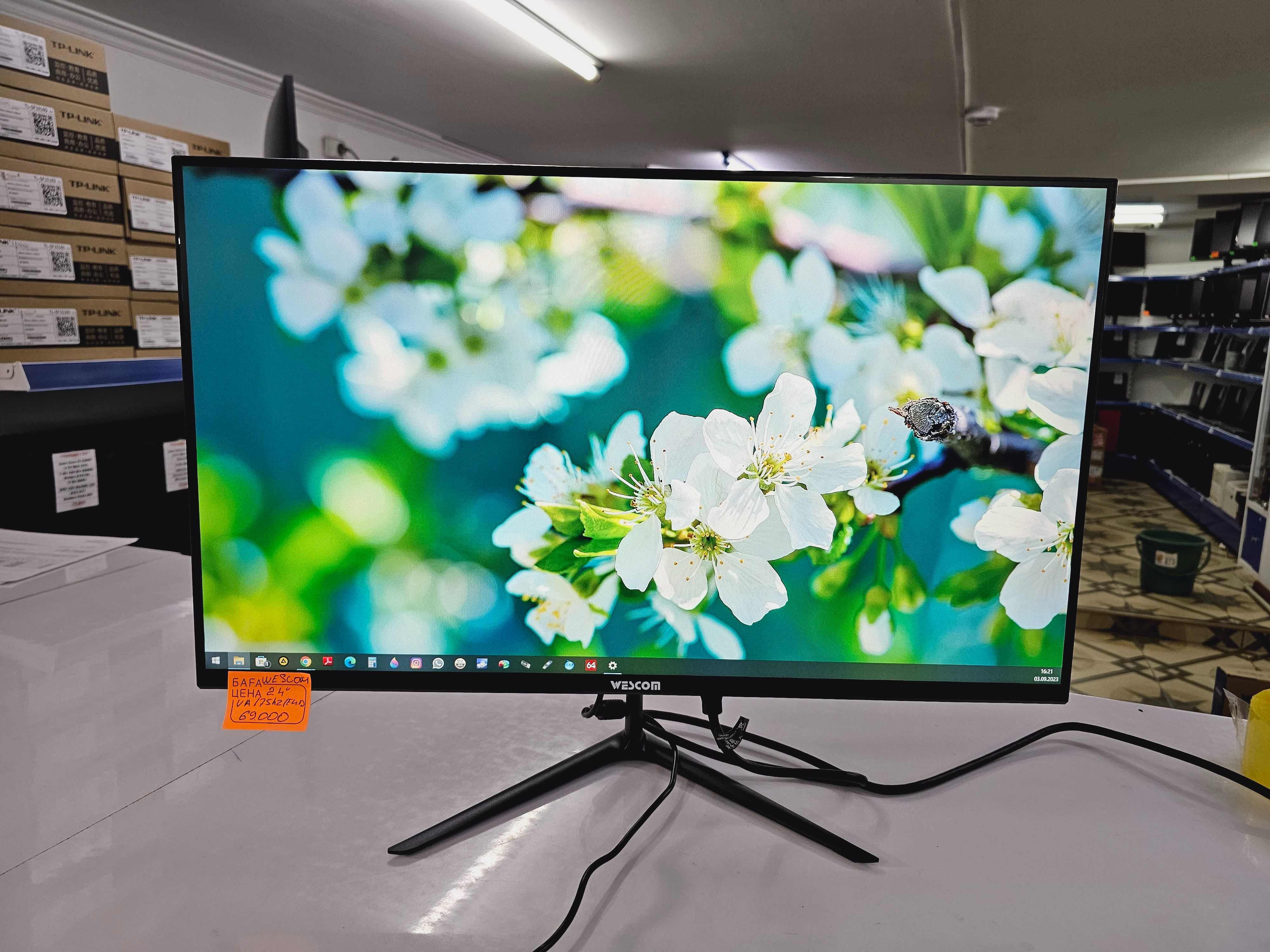 Новые мониторы Wescom 27"\2K\60Hz\HDMI+DP\IPS\"TERABYTE" Шымкент