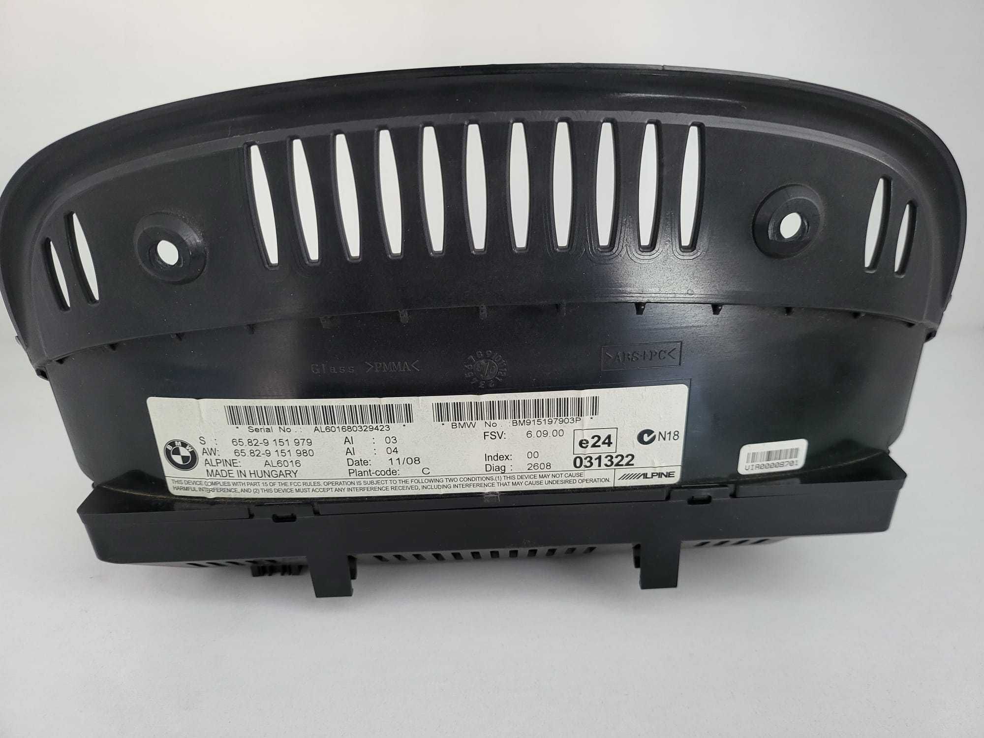 Display navigatie mare BMW E90-E91,an 2008,cod 65829151979/65829151980