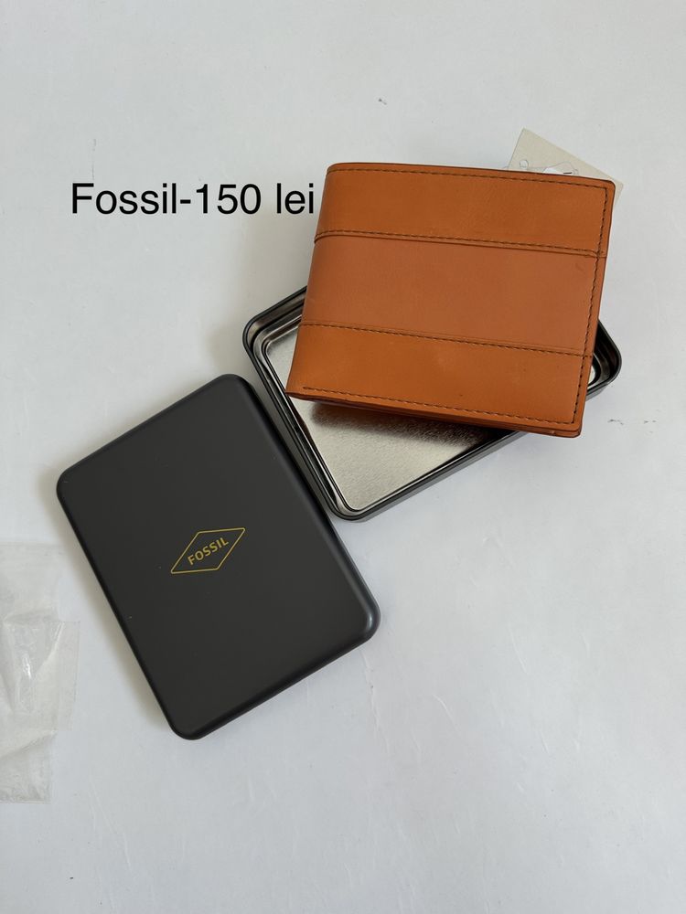 Portofel Fossil barbatesc nou, original ,piele naturală