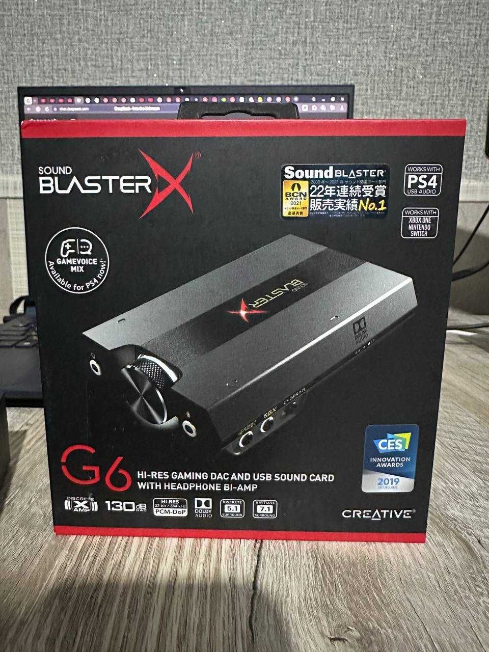 Звуковая карта Creative Sound BlasterX G6