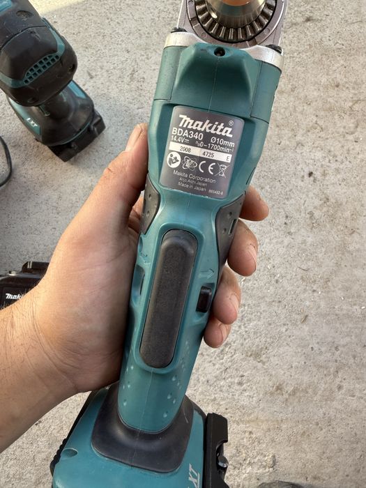 Makita 14,4v ъглова бормашина и винтоверт