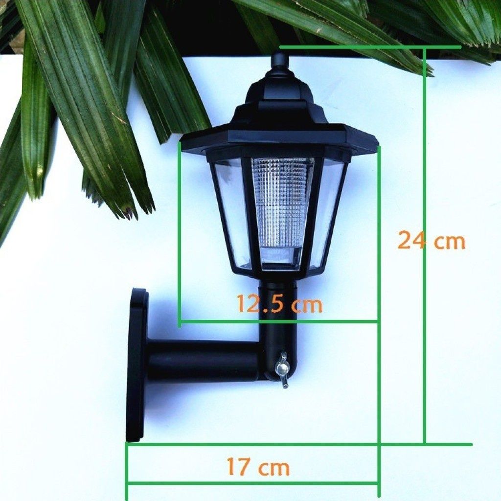 LED соларна стенна лампа