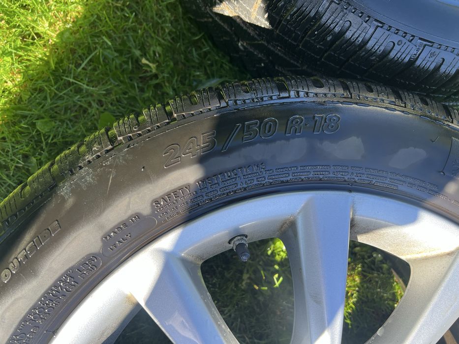 18 ки джанти BMW със зимни гуми245/50/18 зимни гуми Michelin