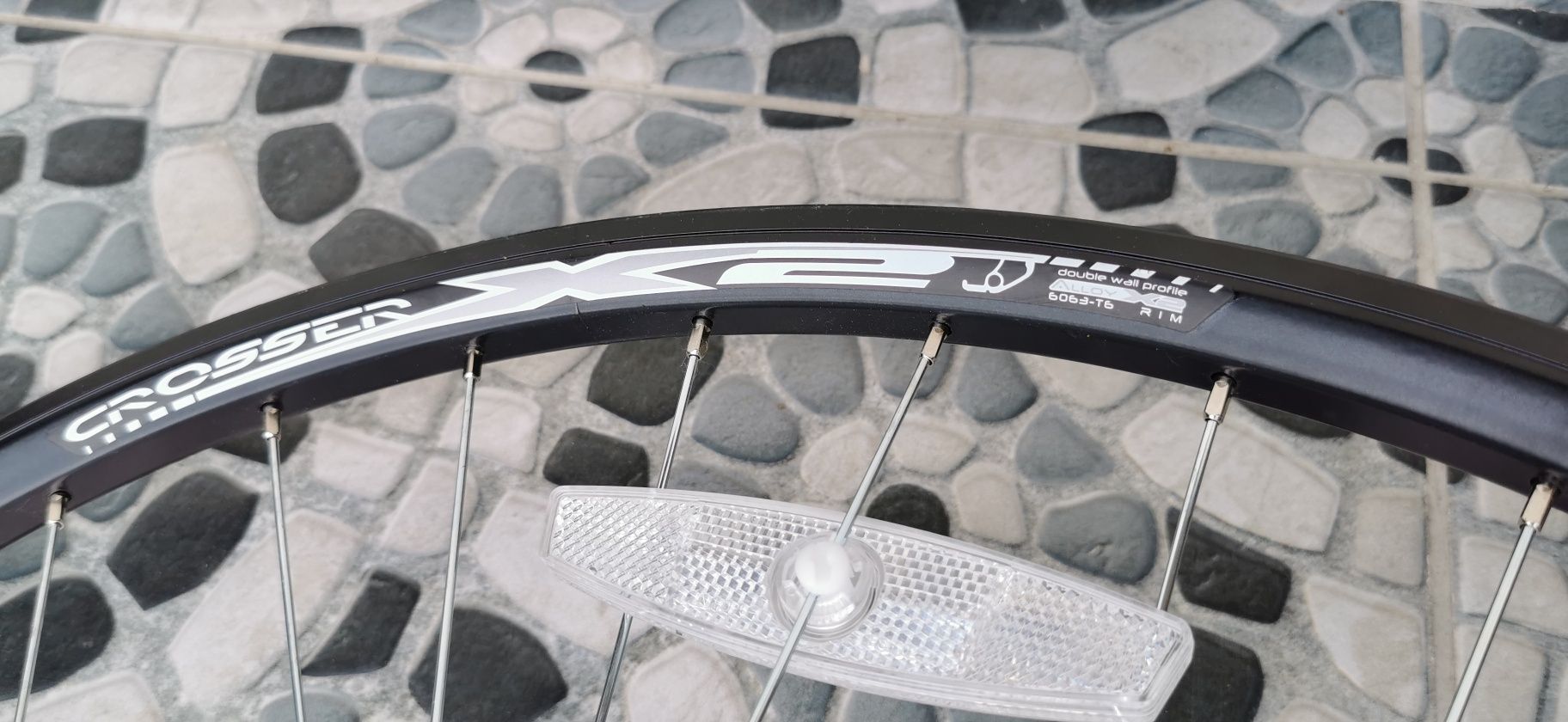 Vând Roti / Jante bicicletă, 29 inci,Crosser X2+pinioane Shimano 7 foi