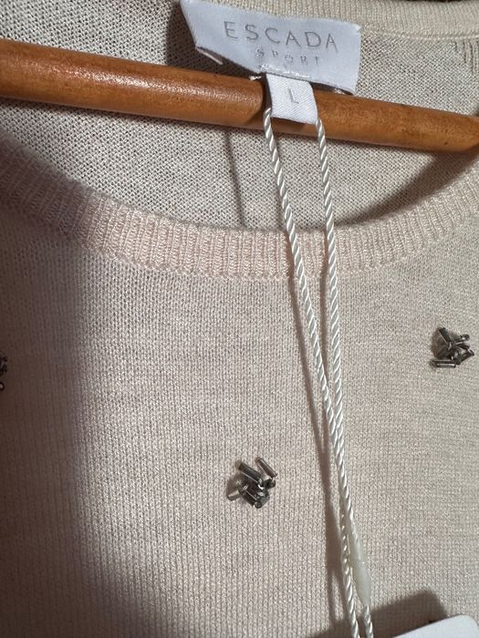 Vesta/top Escada, lana/vascoza/casmir/poliamida, L