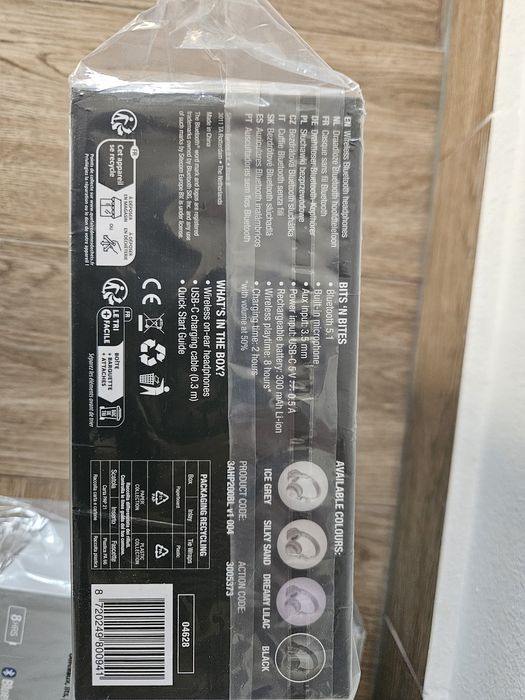 Casti Bluetooth doua culori  negru si bej  produsele sunt noi.