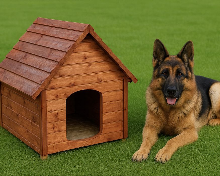 Домик для Собаки Из Дерева Утепленная Будка По Заказ