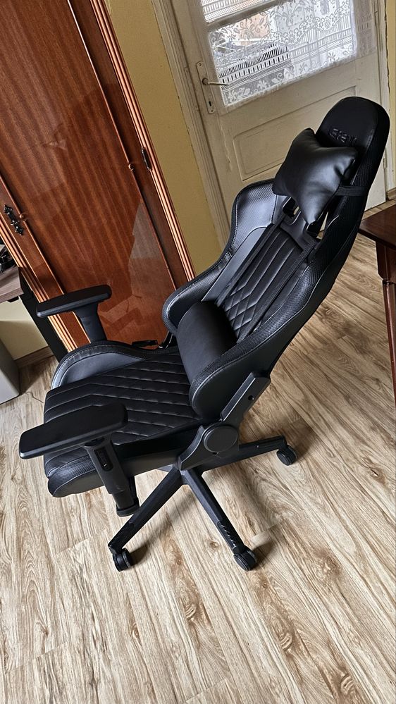 Scaun gaming jysk RGB PIELE PERFORATA