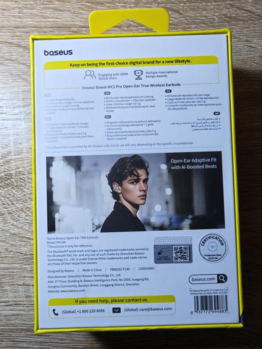 Casti Wireless Baseus Bowie MC1 Pro