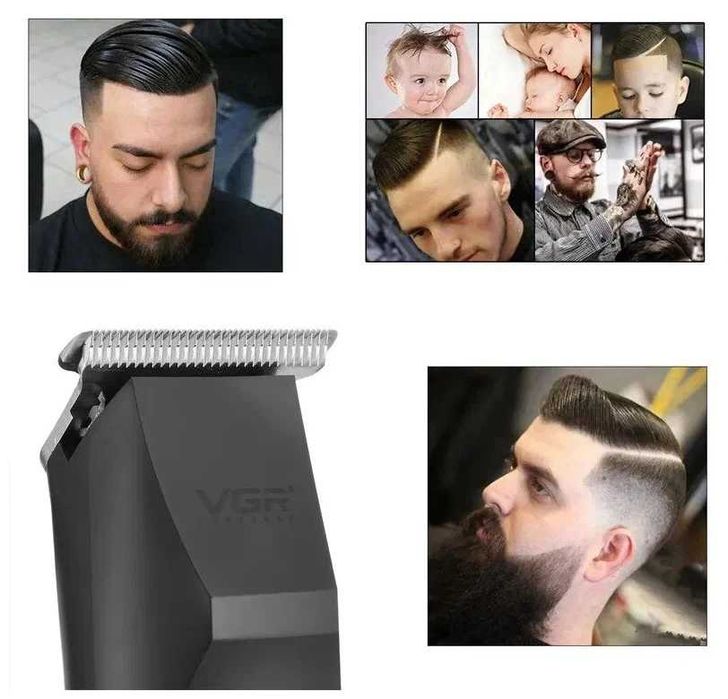 Тример за Подстригване VGR V-229 – Безжичен, С Неръждаеми Остриета