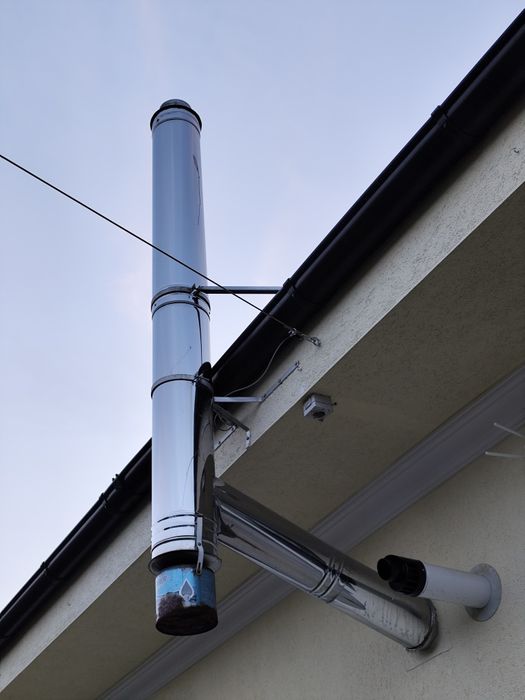 ~Pret redus~ Coș de fum INOX , Burlan inox , Horn, Hogeag,  2,5 metri