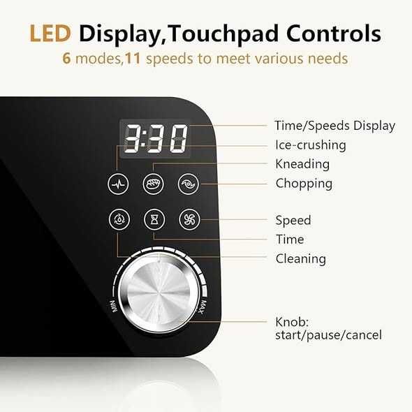 Robot de bucătărie multifuncțional Howork de 1500 W