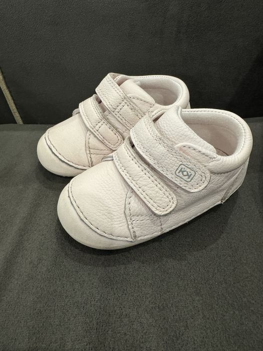 КОЛЕВ и КОЛЕВ - размер 19 - Кожена буйка Barefoot розов захарен памук