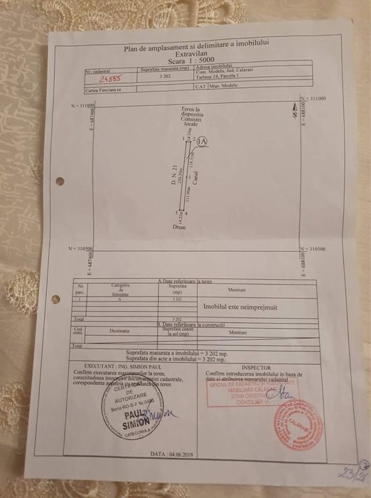 De vanzare Teren drumul sloboziei