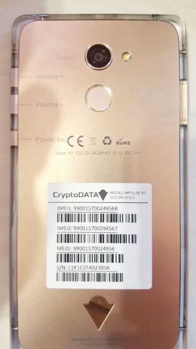 IMPULSE K1 Blockchain нов смартфон - цвят GOLD