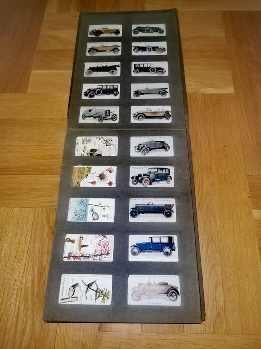 Картички от цигари колекция цял албум на повече от 100 години 1916 г.