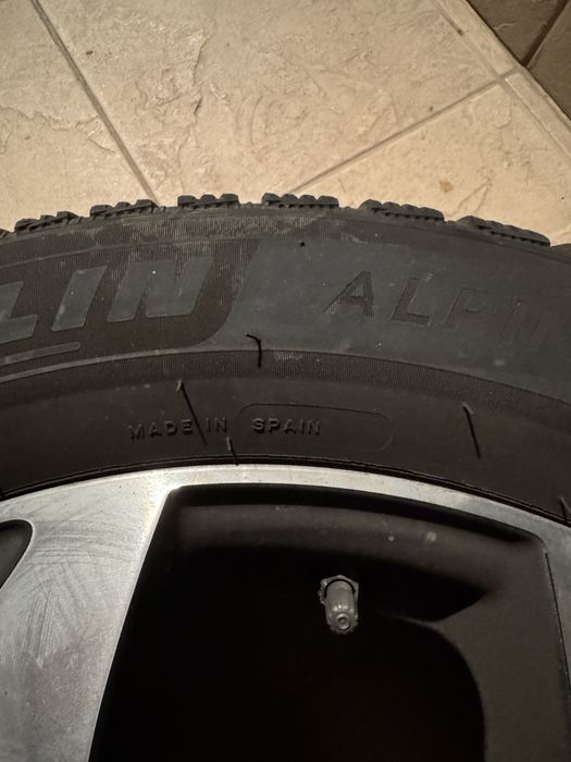 Set roți Mercedes 17, anvelope iarna Michelin 215 60 r17 jante origin