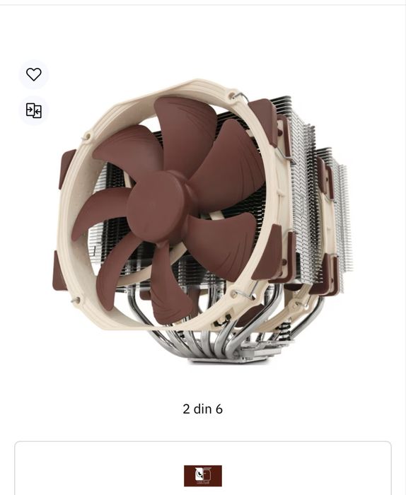 Cooler Noctua NH-D15 cu toate accesoriile si prinderile