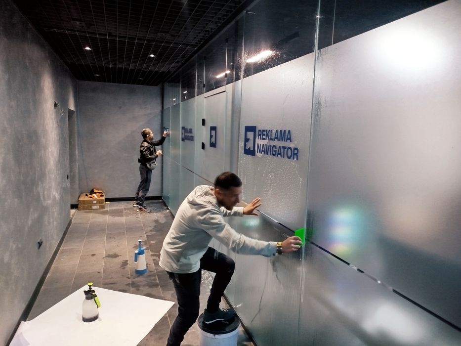 Матовая пленка для окан любая сложность декоративные пленки тонировка