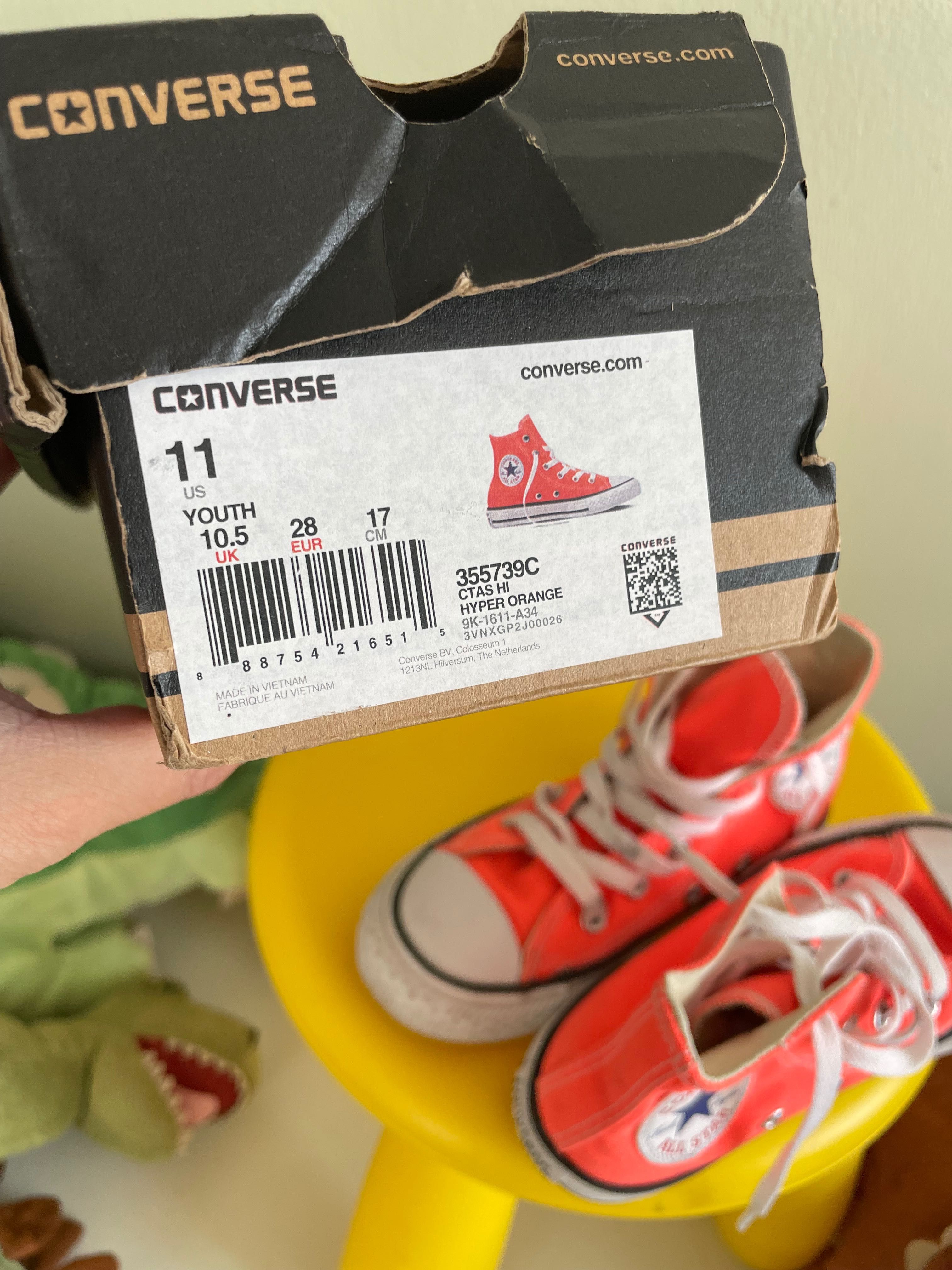 Детски Converse 28 neon