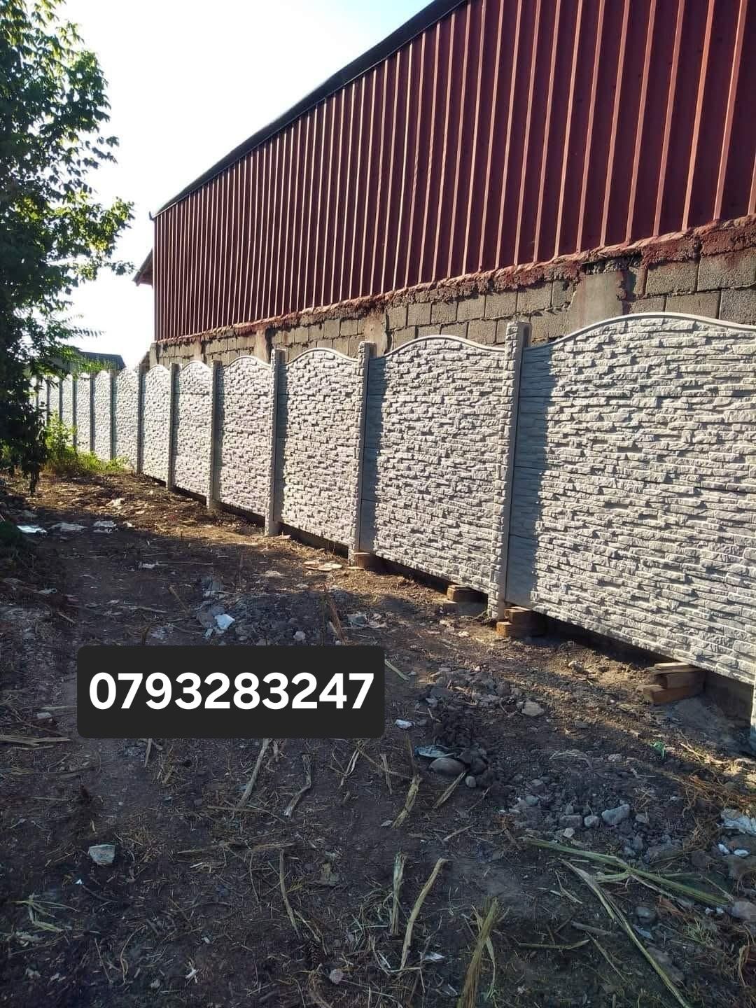Placi gard / Garduri din placi de beton