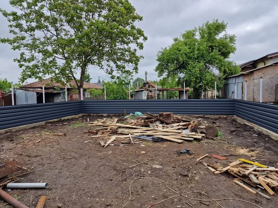 Realizăm garduri si inprejmuim terenuri cu materialele mele