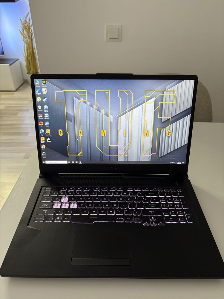 ASUS TUF gaming F17 17.3 inch 16gb 512 nvme