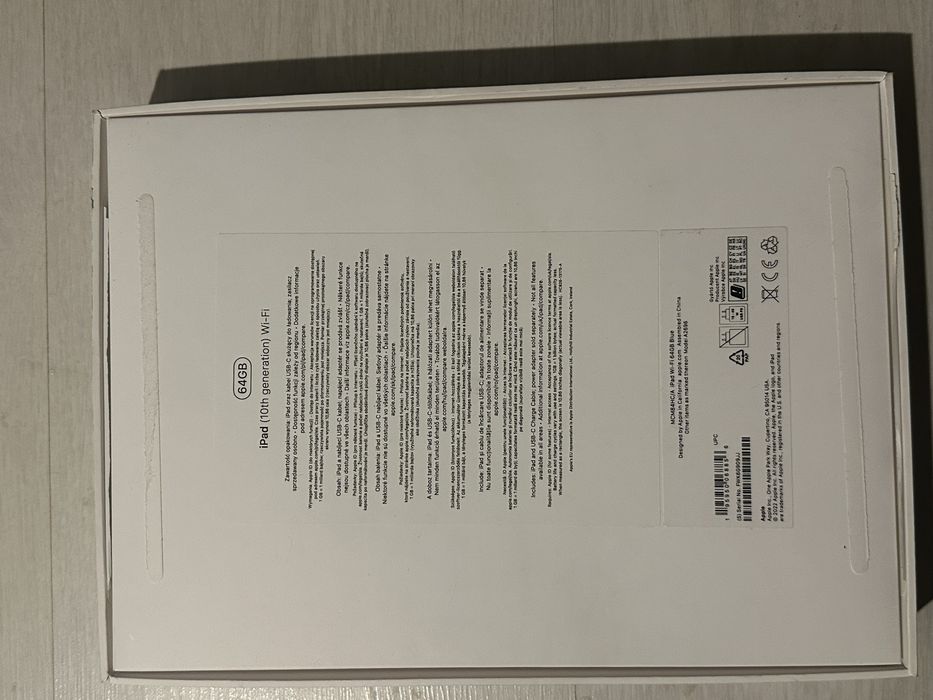 Apple iPad 10 (2022), 10.9 ", 64GB, Wifi, Blue