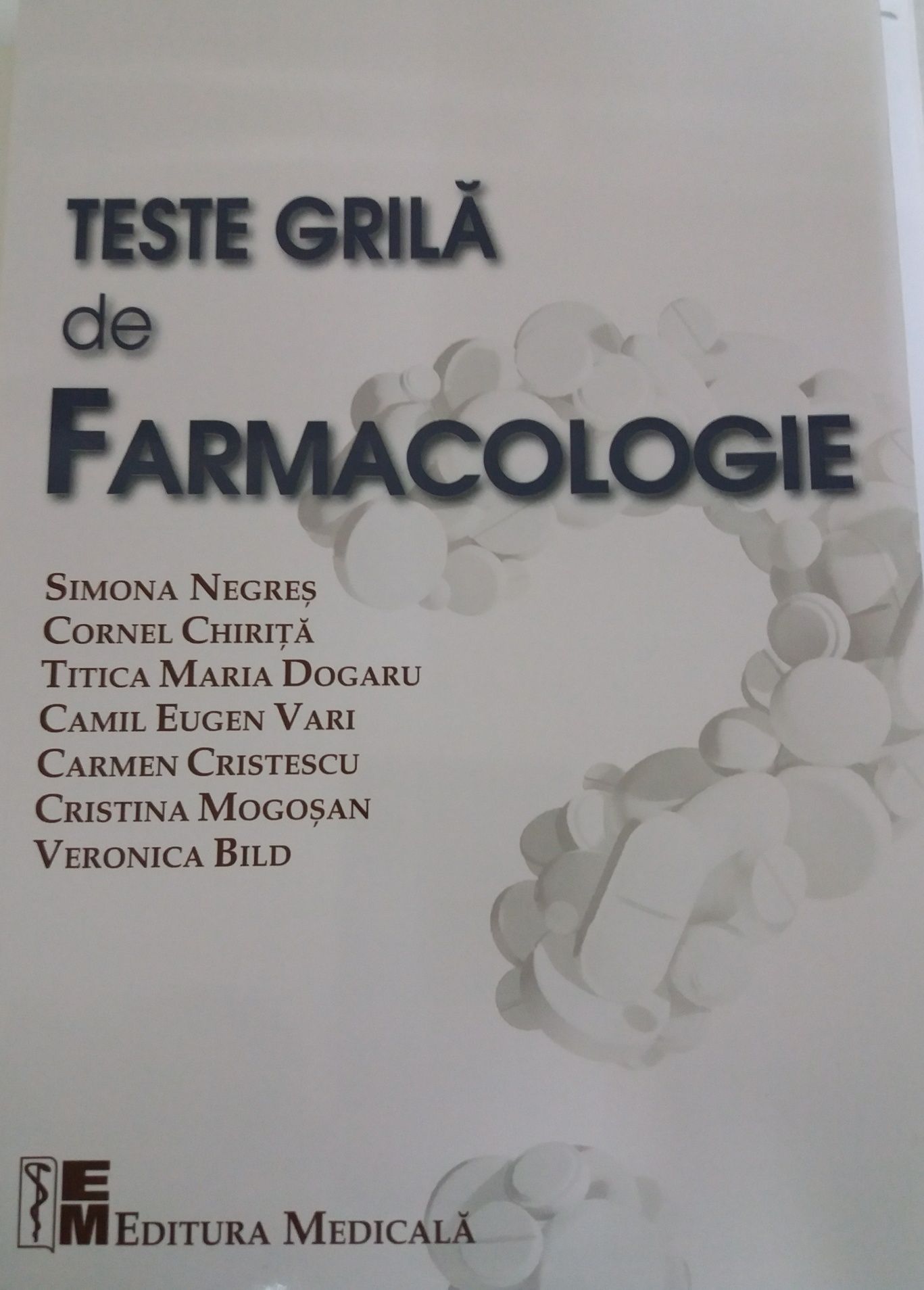 Teste grilă Farmacologie