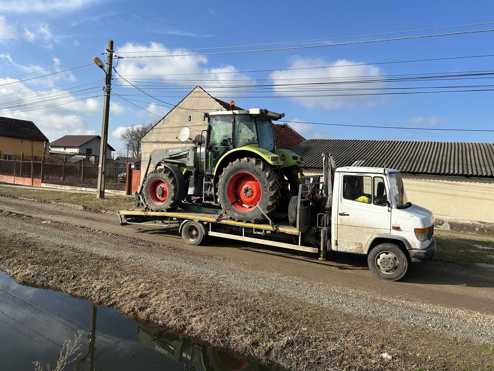 Transport  utilaje Lucrări cu Macara Hiab