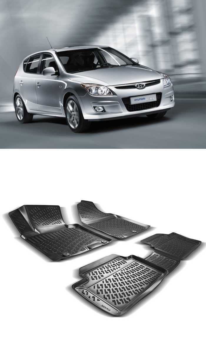 Гумени стелки RizLine съвместими с Hyundai i30 07-12