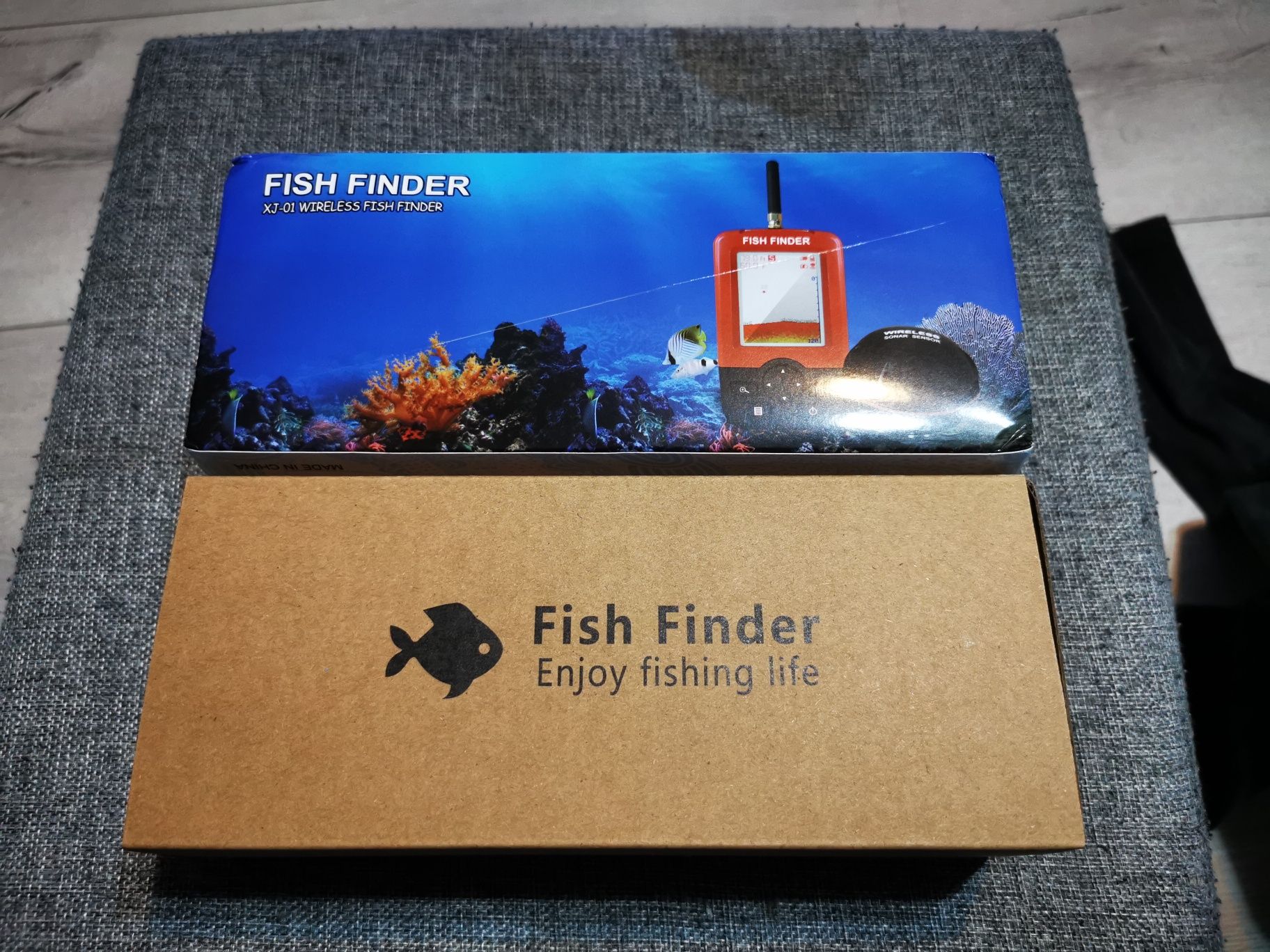 Sonar pescuit Fish Finder wireless ecran color raza 100M scanare 90°!!