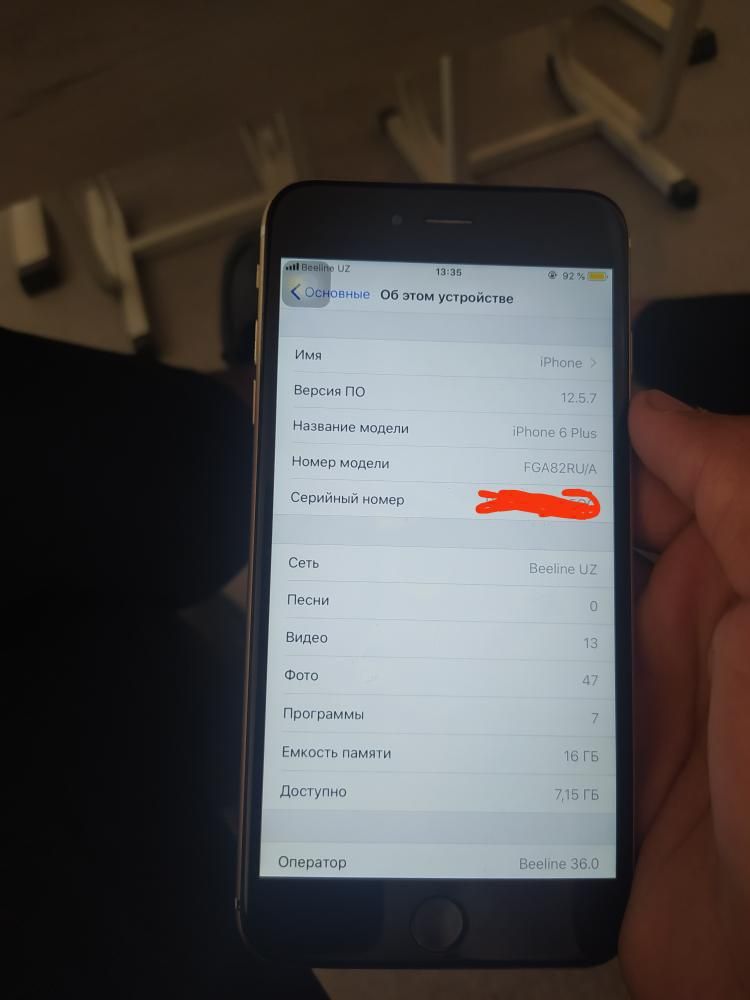 Iphone 6 plus 16 gb