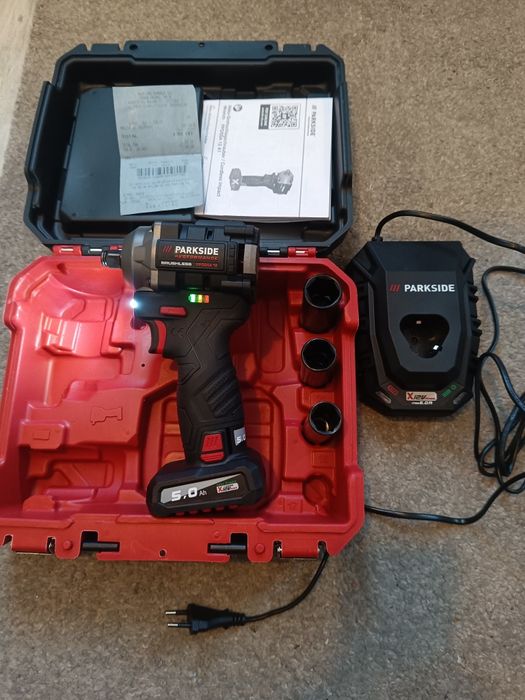 Impact parkside 350nm acumulator de 5A