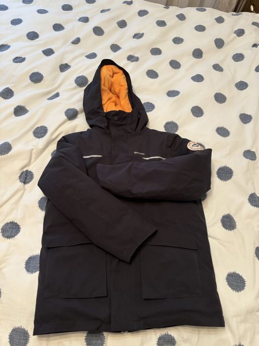 Geaca impermeabila Quechua Parka copii 12-13 ani, 151-160 cm