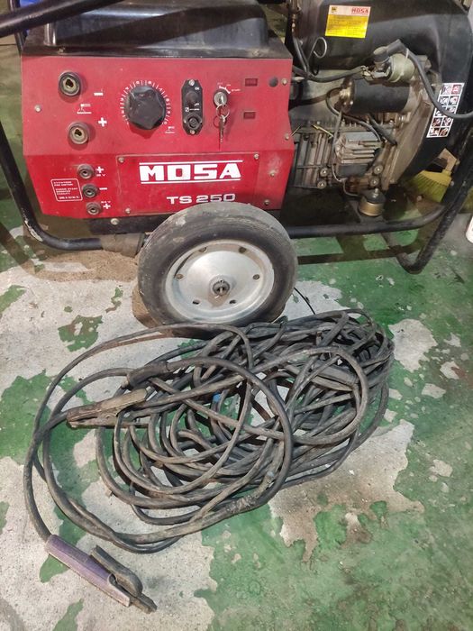 Generator sudura MOSA TS 250 D/EL, diesel, 250A 6.5 kVA Ruggerini