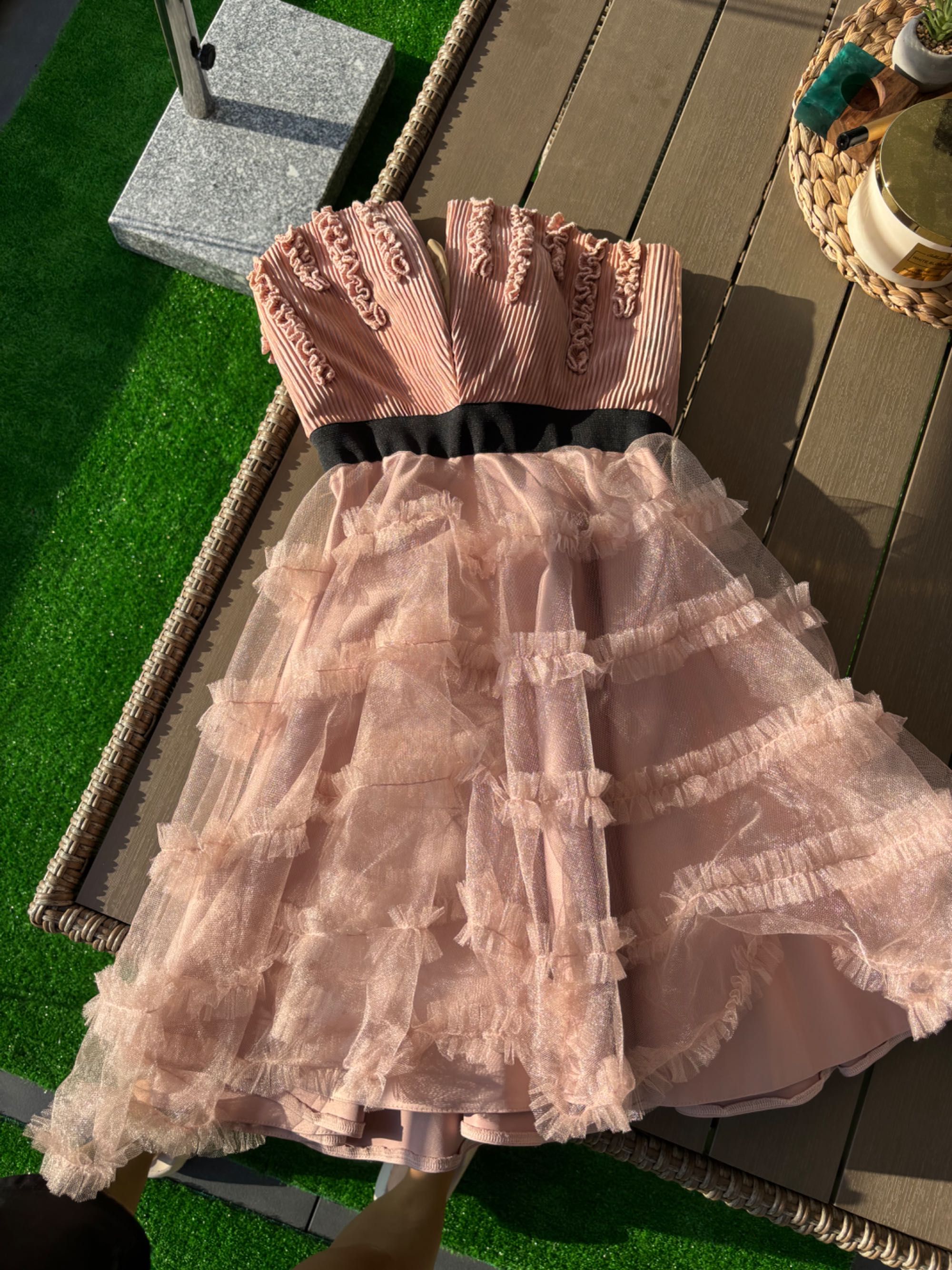 Cocoon boutique розова къса рокля ХС