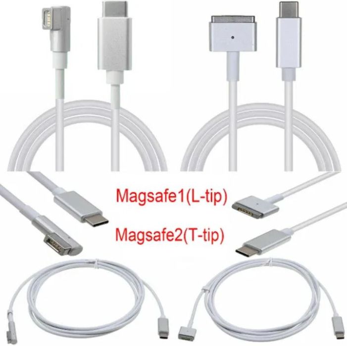 Ново Оригинално зарядно Macbook Air Pro USB-C 30W 35W 61W 87W/Кабел